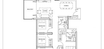 ambersea 4 bedroom d2 1367sqft